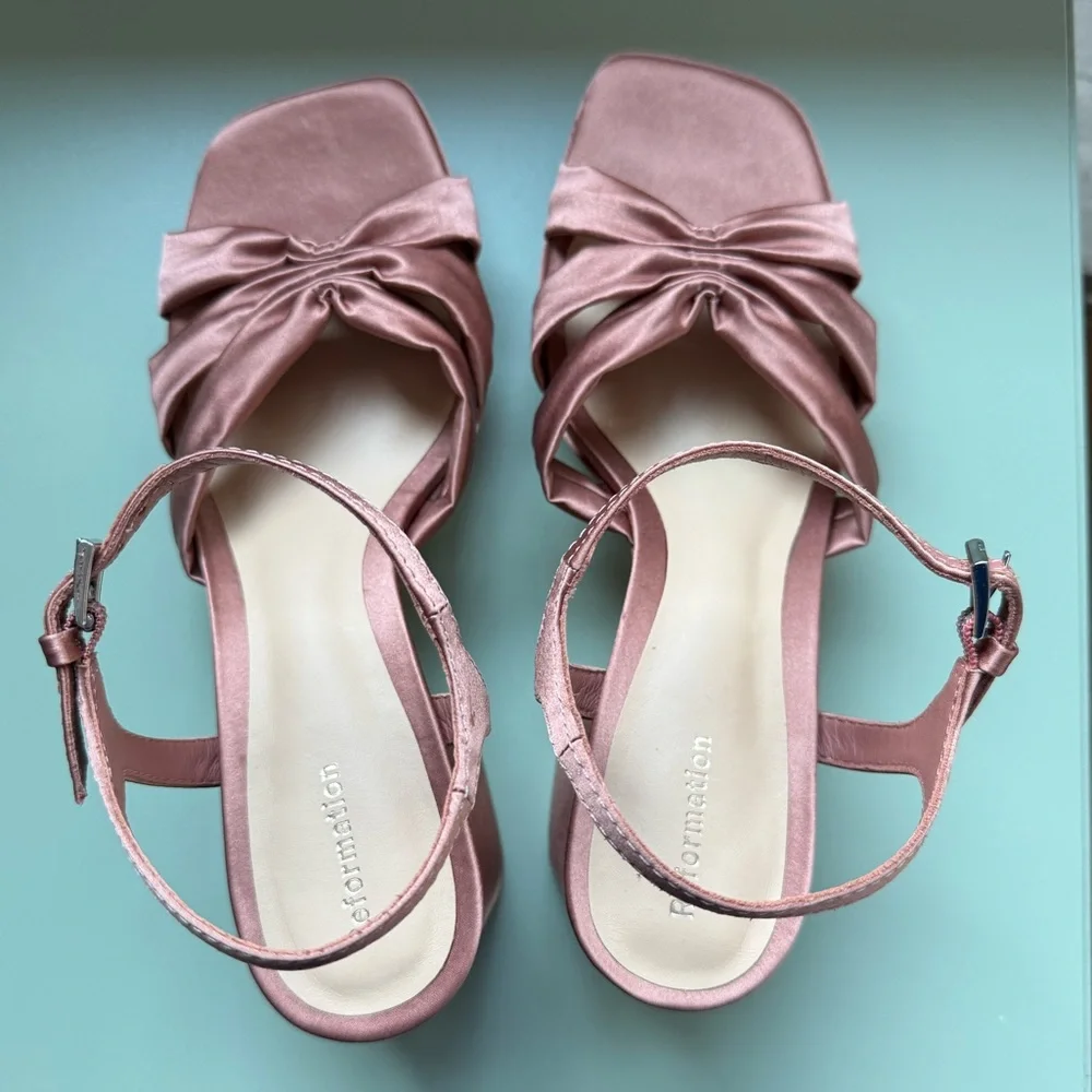 Reformation Maize Platform Sandal - Picture 6 of 7